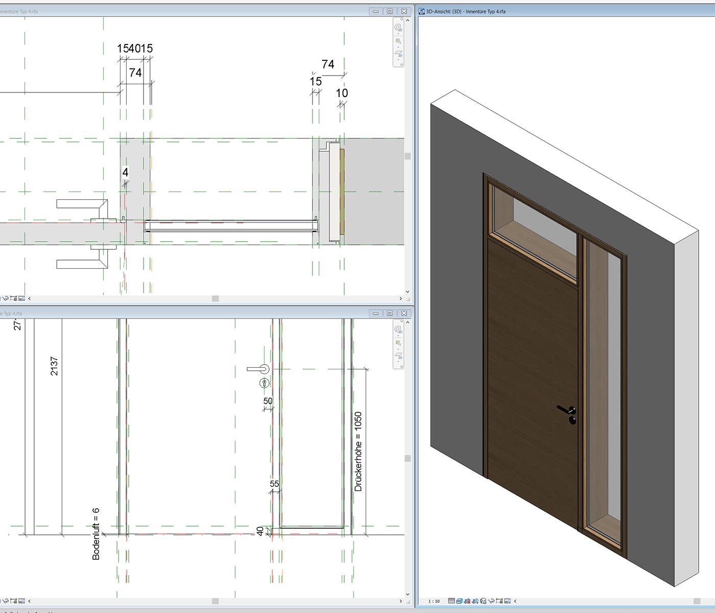 Revit die 3D Planungssoftware für Tischler und Schreiner im Innenausbau